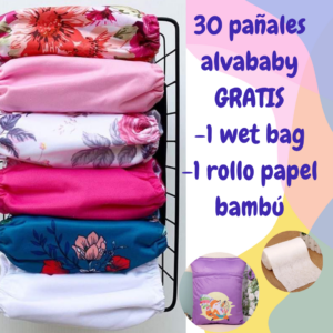 Pack 30 pañales Alva Baby